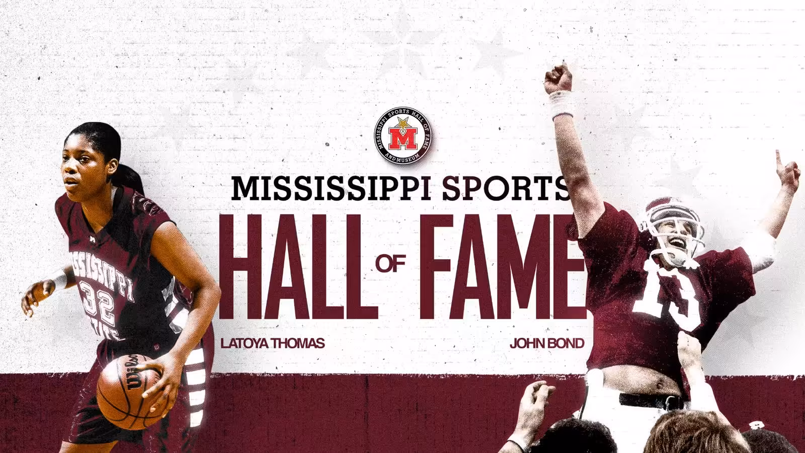 Bond, Thomas Selected To Mississippi Sports Hall Of Fame