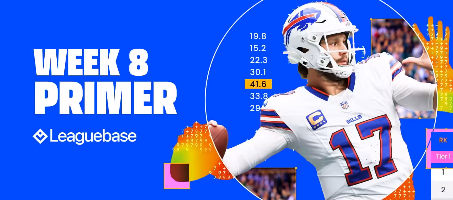 Fantasy Football Primer: Start/Sit Lineup Advice: Week 8 (2026)