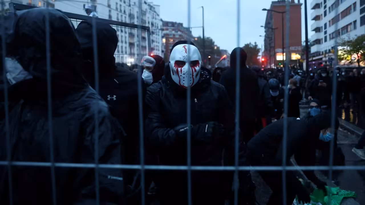 France on alert as 70,000 police mobilised for Halloween protests