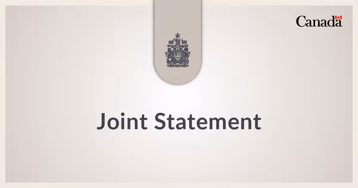 Joint Statement: Canada and the European Union building together an Alliance for the Future