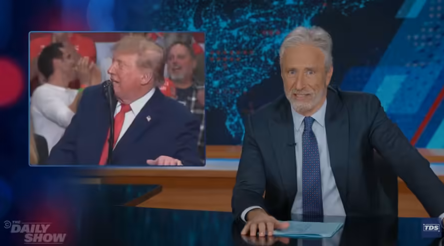 Jon Stewart Trolls Trump's Nicki Minaj Fixation