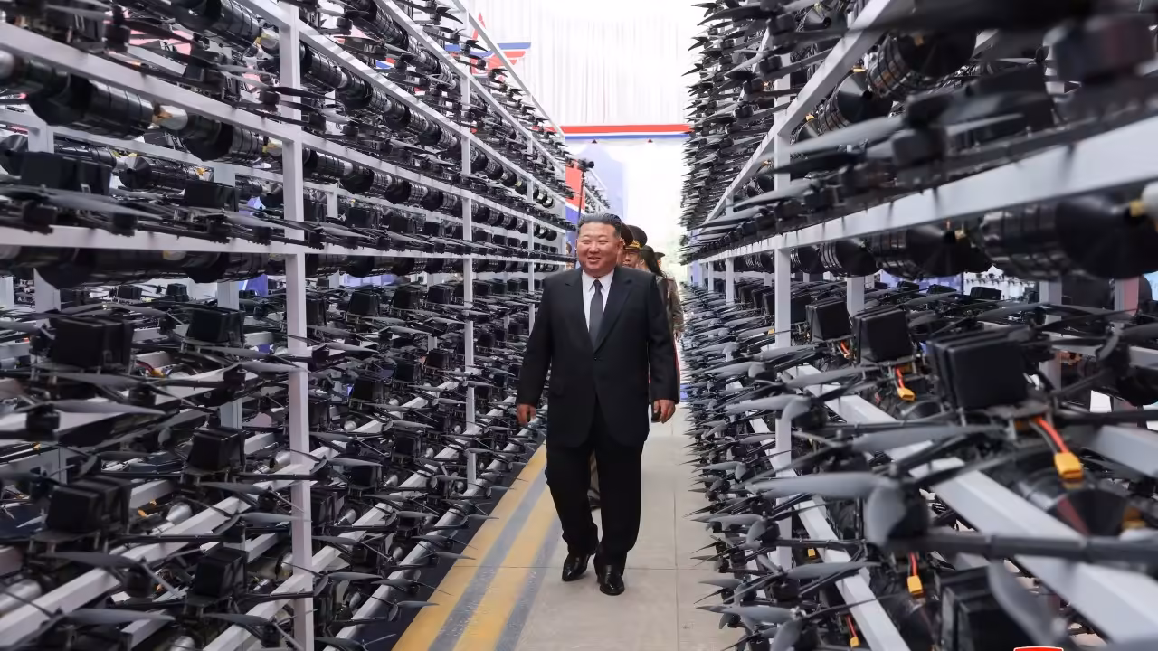 Kim Jong-un urges drone expansion as North Korea showcases new unmanned tech