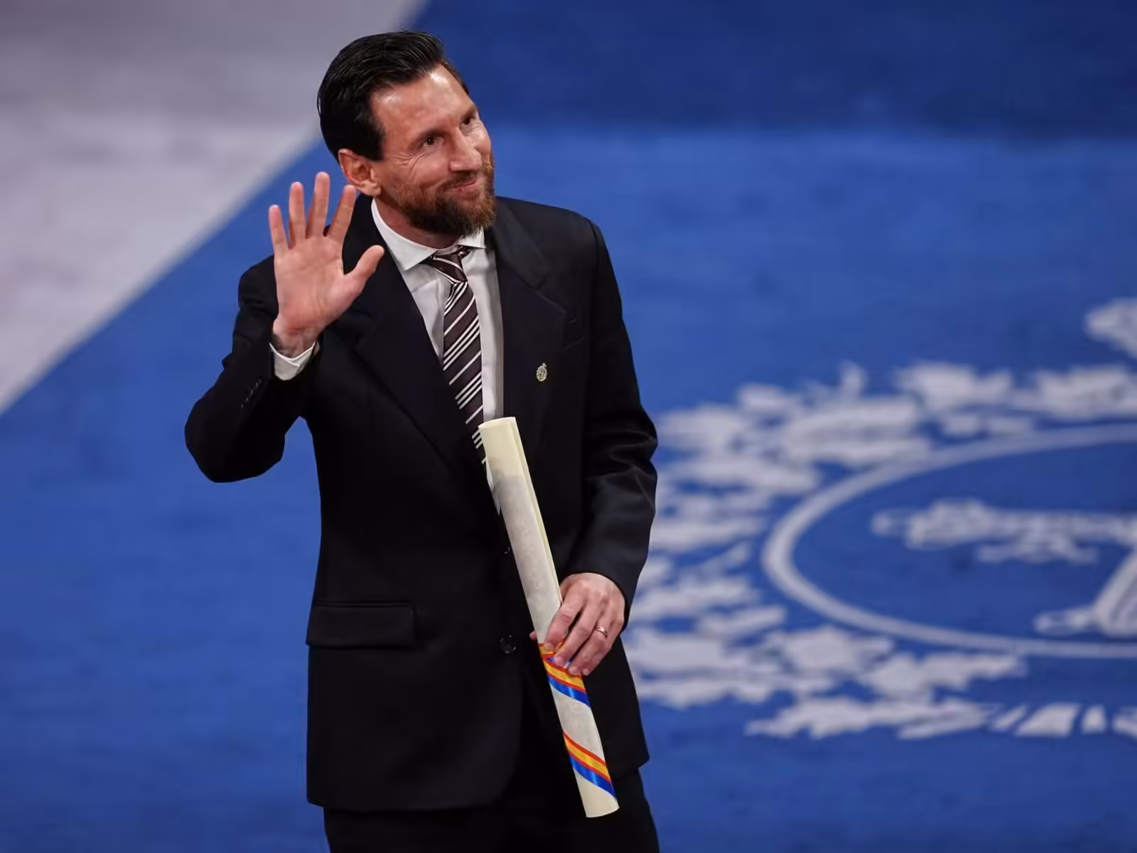 Lionel Messi receives top Spanish award in recognition of social work | Football