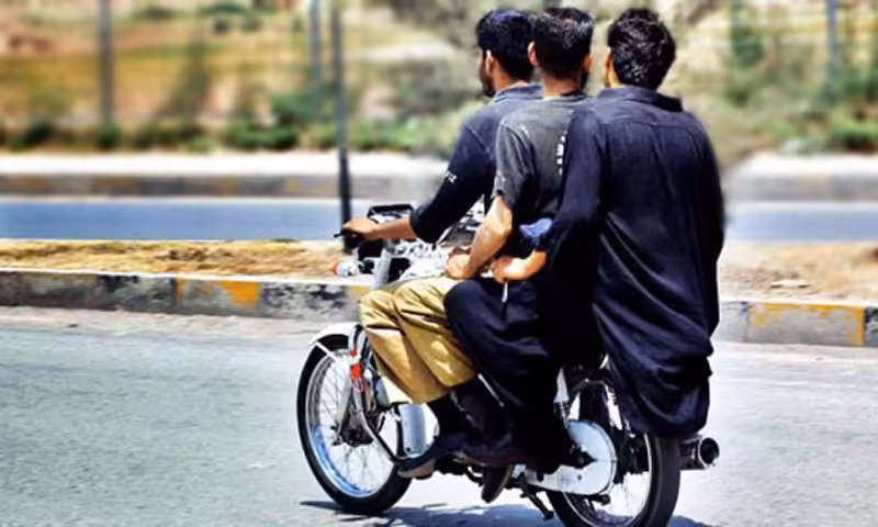 Pillion riding banned in KP's Bajaur for 10 days owing to security situation