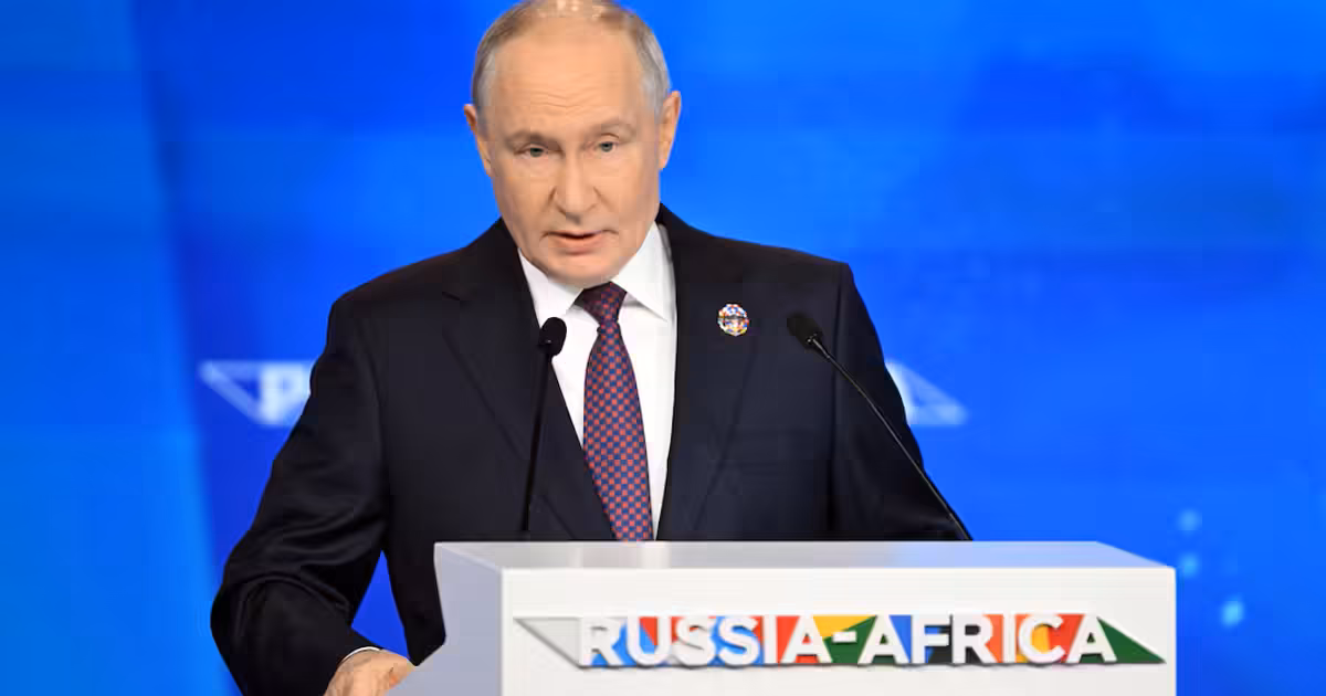 Putin courts 22 African leaders with grain and investment promises while attacking the West