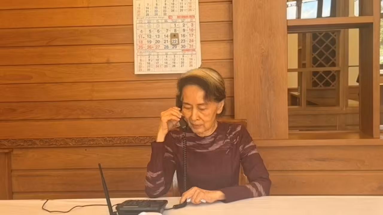 Rare Suu Kyi phone call to son signals shift in Myanmar junta strategy