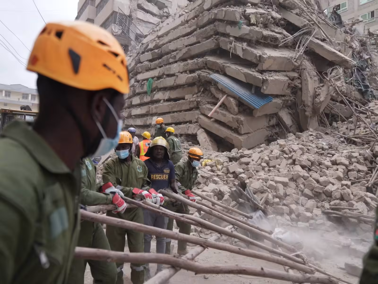 Several people missing after multistorey building collapses in Kenya | Infrastructure News