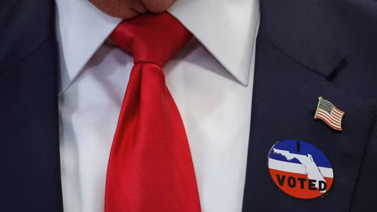Trump, a critic of early voting, votes early in Florida